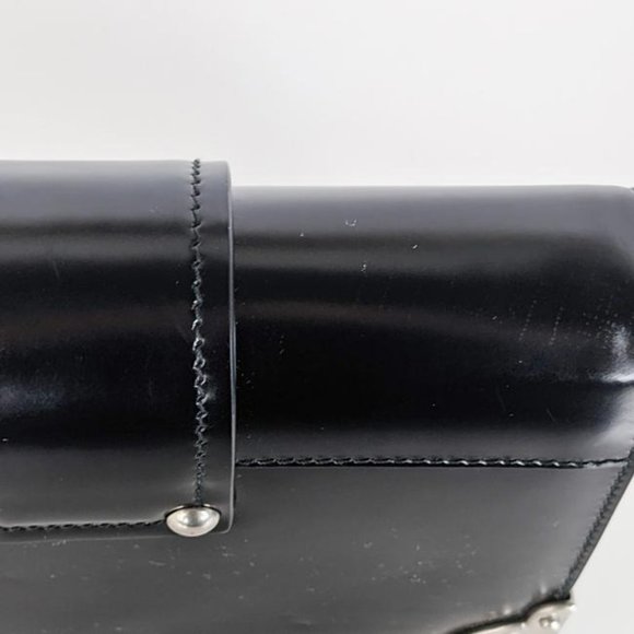SOLD Prada Cahier Black Leather Cross Body Bag - Picture 4 of 8